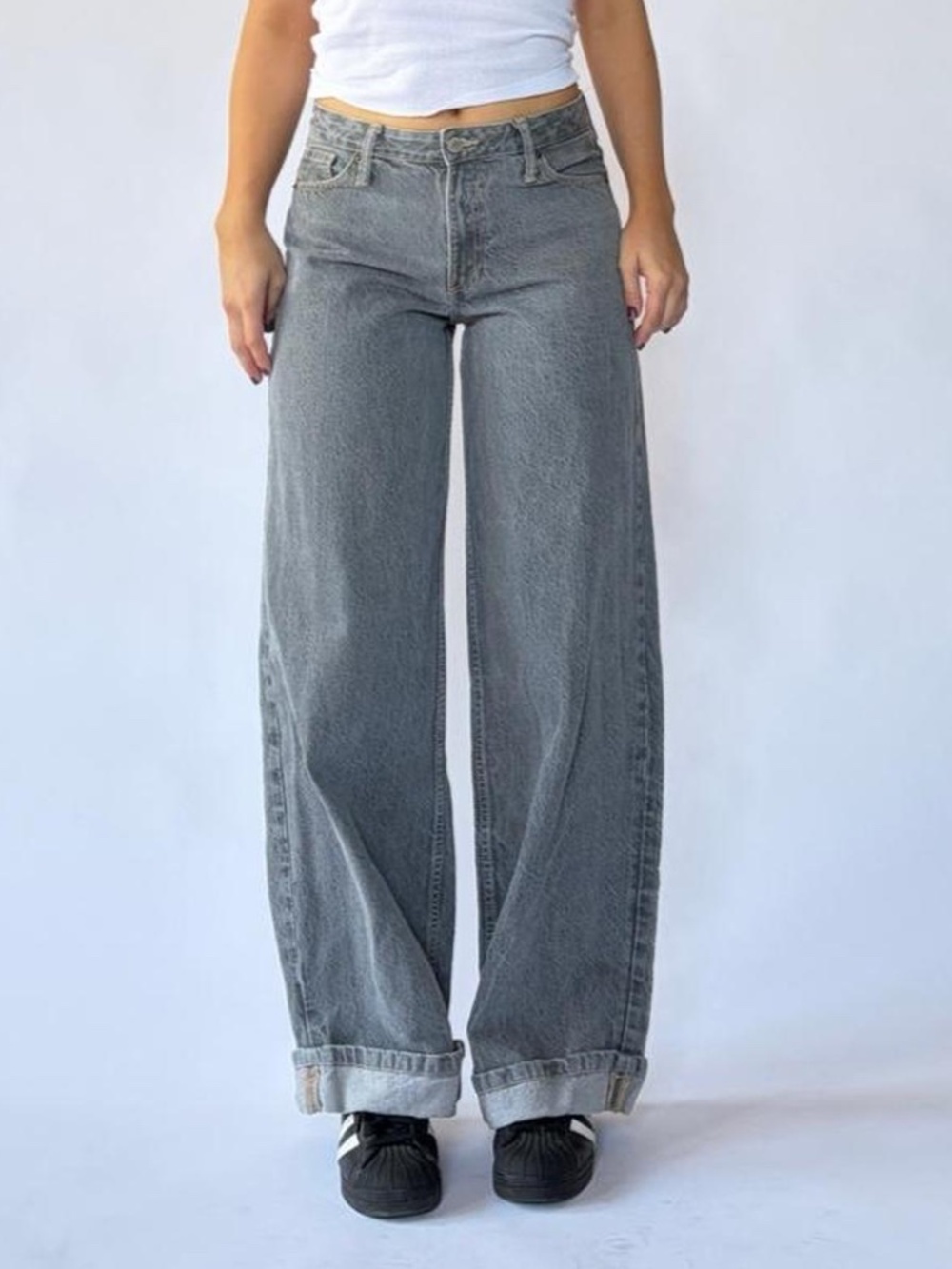 Wide Leg Low Rise Jeans Zara 4
